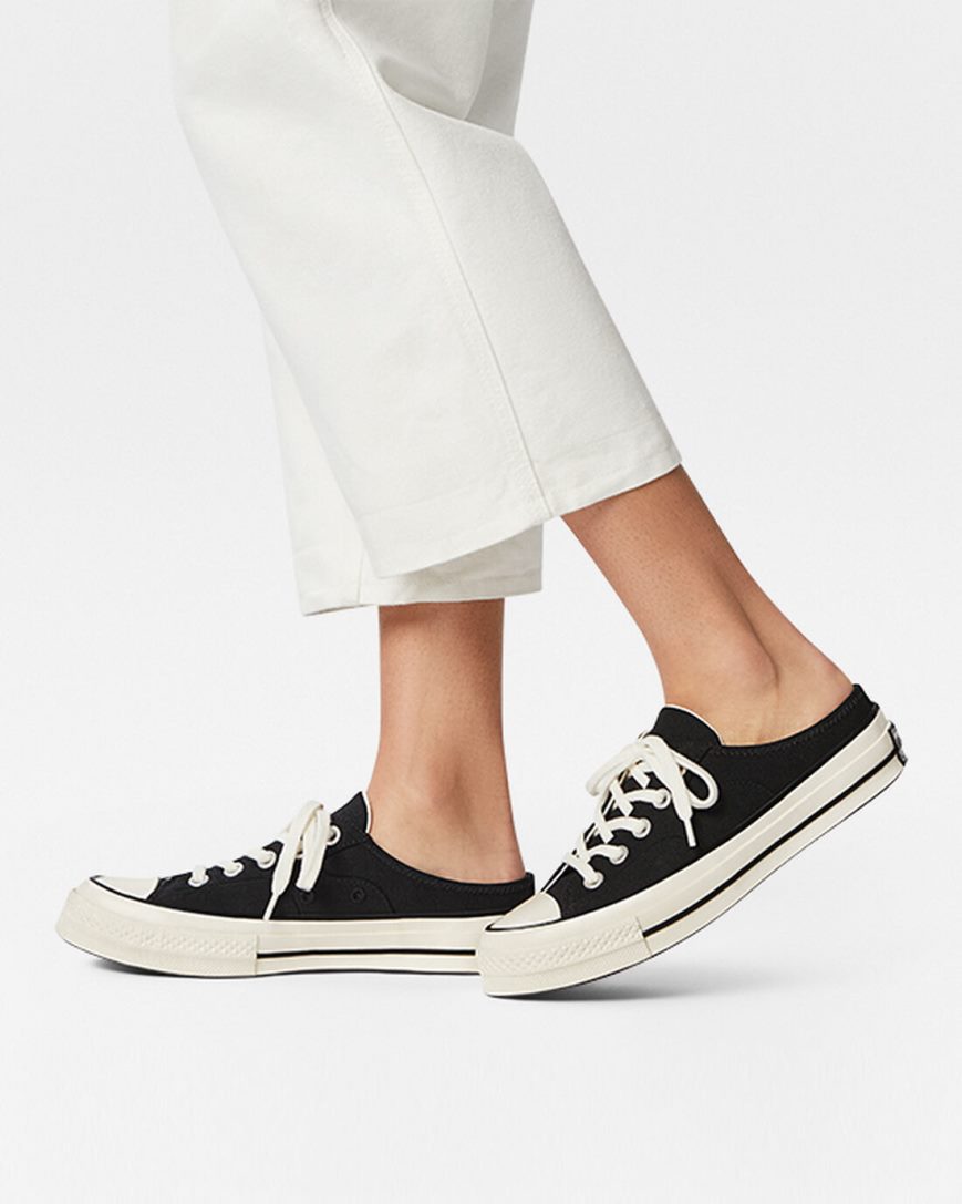 Pánské Boty Nízké Converse Chuck 70 Mule Černé | CZ UHCP28